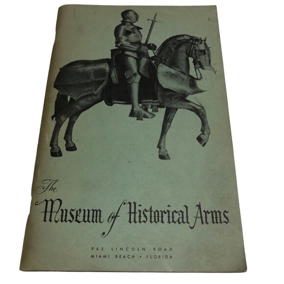 Vintage "The Museum Of Historical Arms" Booklet Miami Beach FL Ephemera Antique - Picture 1 of 16